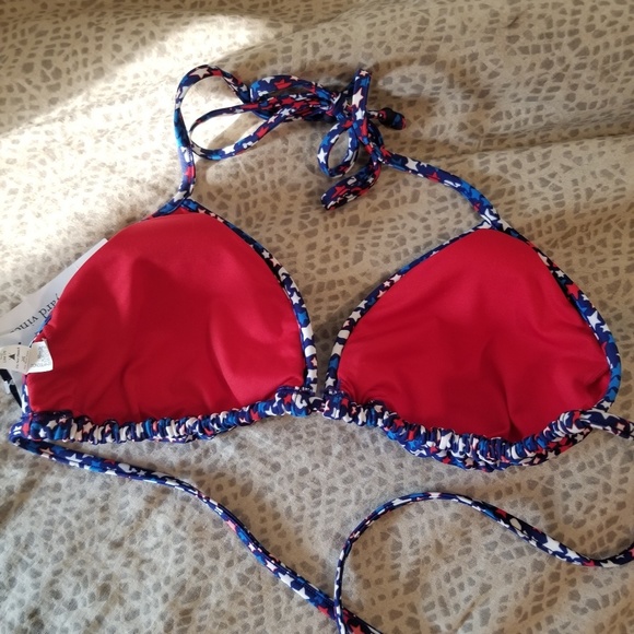 Vineyard Vines star and whale string bikini top - Picture 2 of 3
